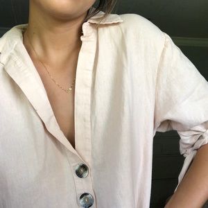 Zara beach dress in baby pink new and never worn